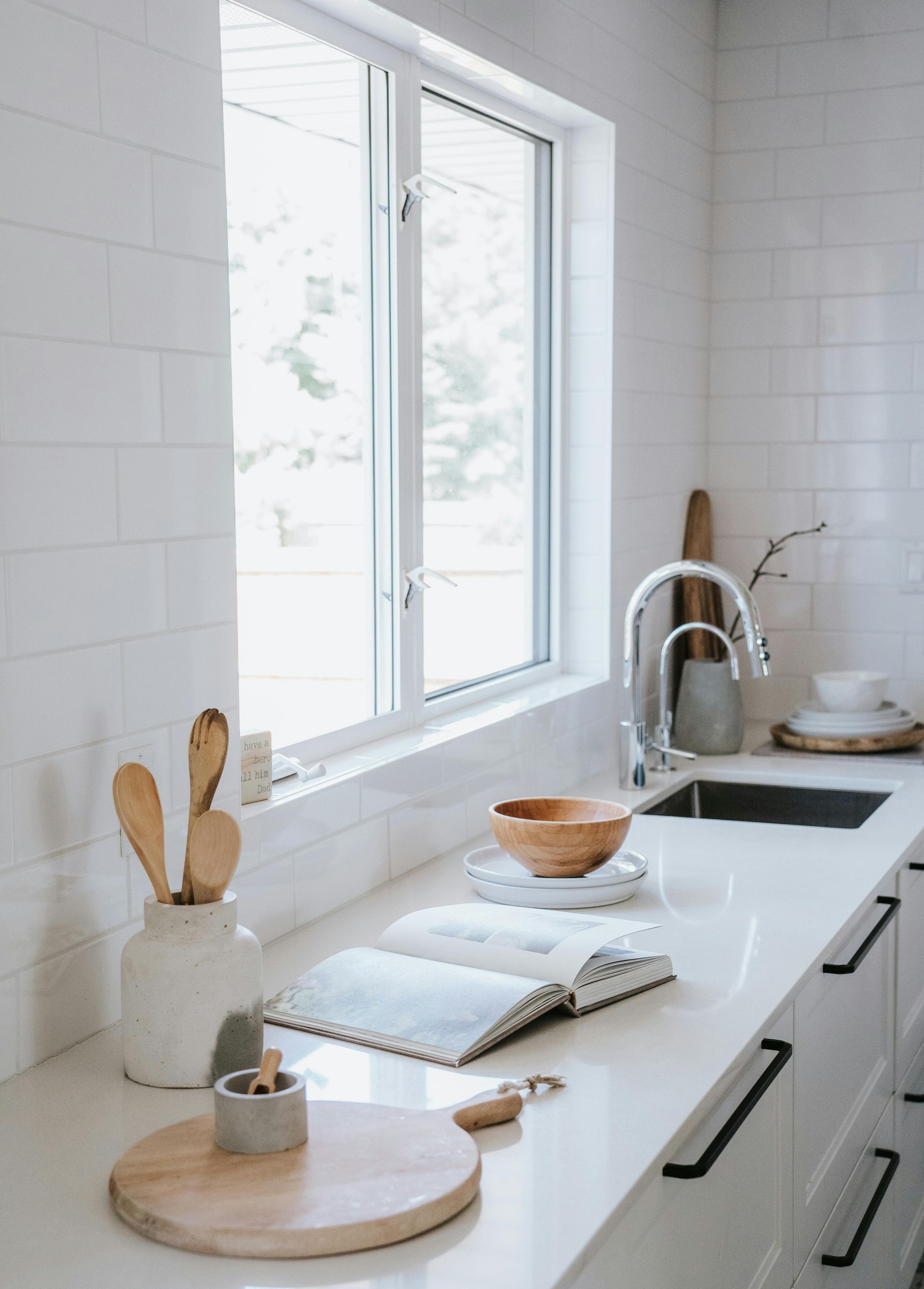 A Large white kitchen window — Cleaning for Good in Byron Bay, NSW