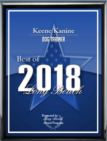 Best Long Beach Dog Trainer Award