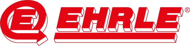 Red "EHRLE" logo with stylized "E" inside a circle and a trademark symbol.