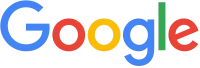 Google logo with blue, red, yellow, and green letters on a white background.