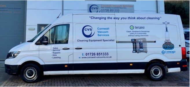 White van with
