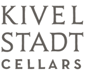 A logo for kivel stadt cellars with a white background