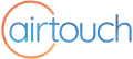 Airtouch logo with blue lowercase text and an orange circular arc around the left side — Alpine Refrigeration & Air Conditioning Pty Ltd in Wollongong, NSW