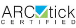 ArcTik Certified logo with black text and a blue-green checkmark icon — Alpine Refrigeration & Air Conditioning Pty Ltd in Wollongong, NSW