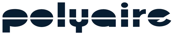 Dark blue “polyaire” logo with stylized horizontal lines on a light background — Alpine Refrigeration & Air Conditioning Pty Ltd in Wollongong, NSW