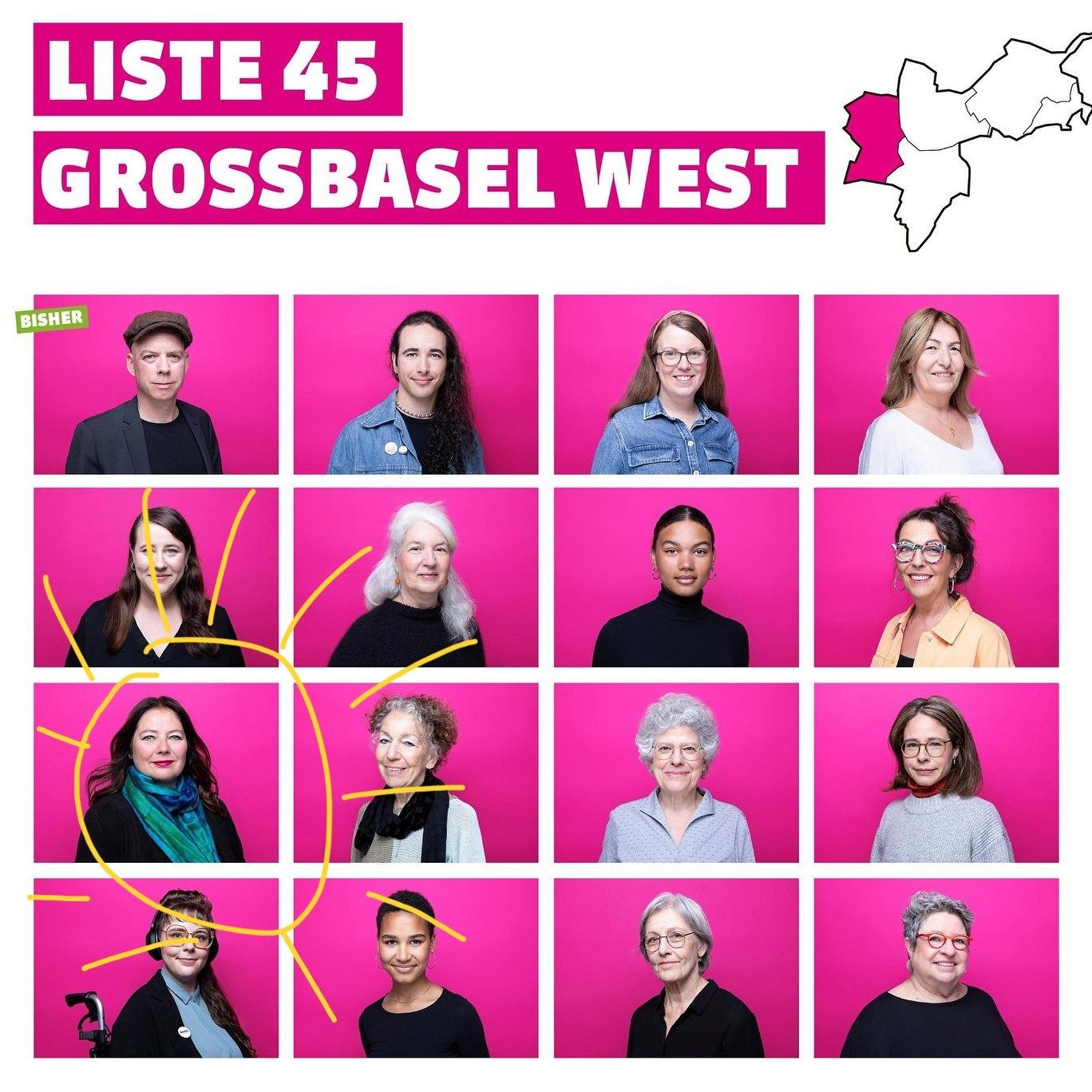 Unsere Liste für Basel West!