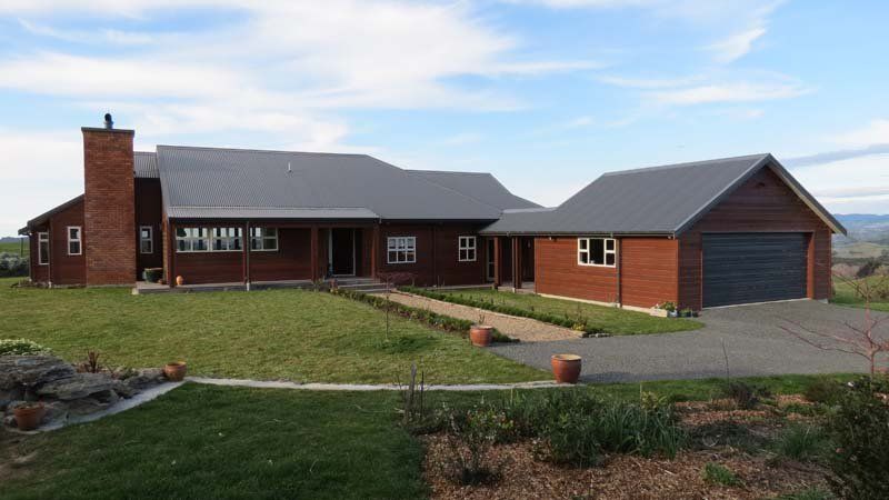 Exterior view of the house after renovation
