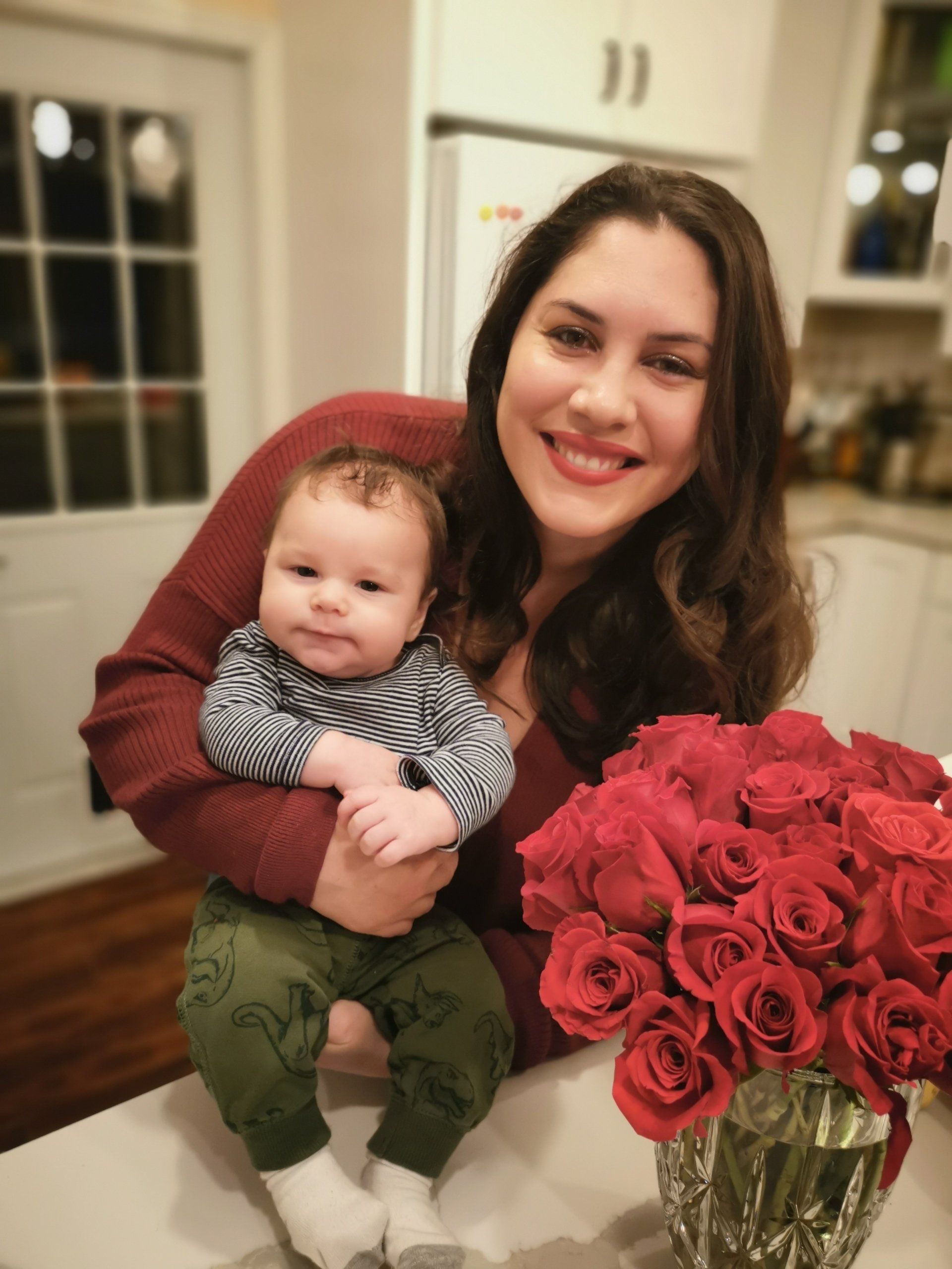 Robin with baby