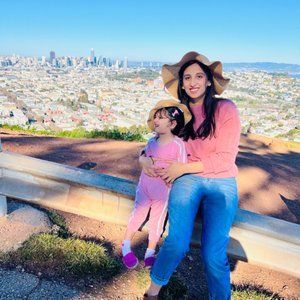 mom with daughter