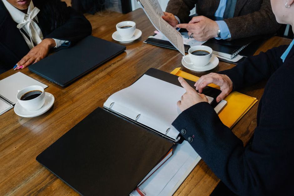 Person using an online arbitration platform to start a dispute resolution process for a landlord, tenant, or business conflict