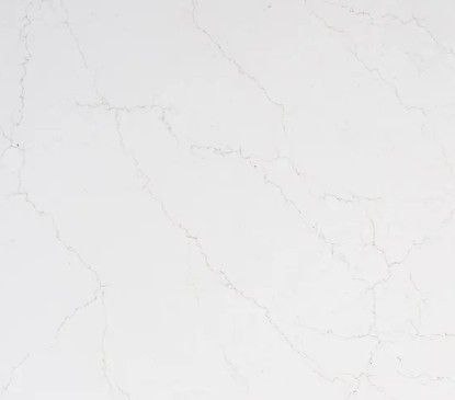 White marble surface with faint gray veining