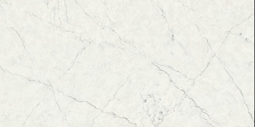 White marble surface with subtle gray veining