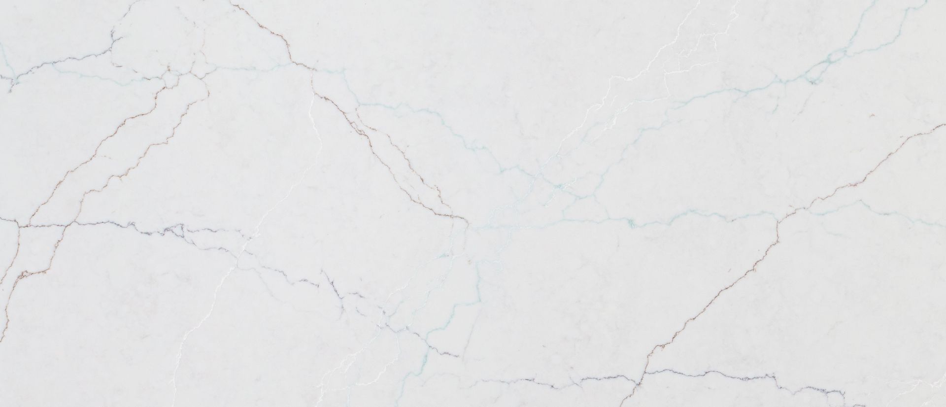 White marble surface with light gray veining