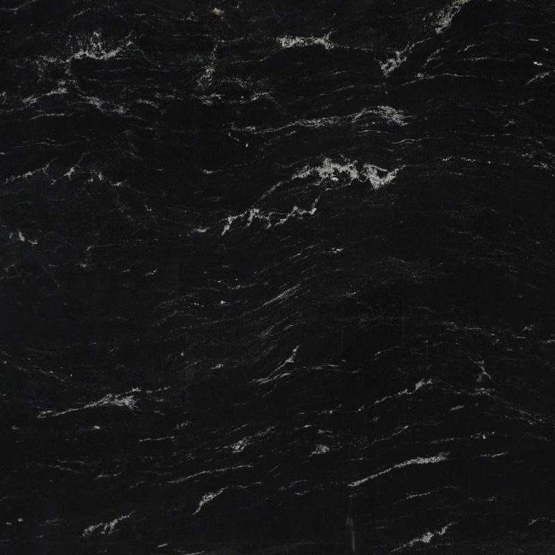Dark black marble texture with subtle white veining
