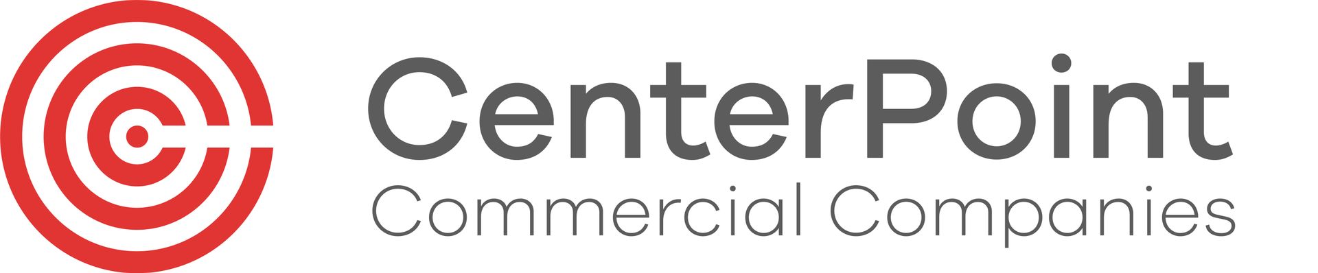 CenterPoint Commercial Companies Red Logo on White Background