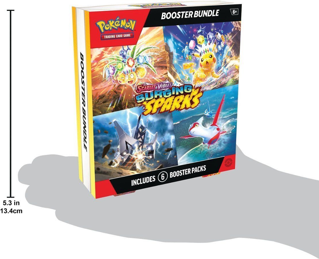 Pokémon Trading Card Game: Scarlet & Violet - Surging Sparks 6 Pk Booster Bundle