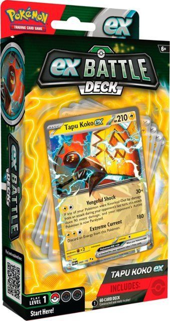 Pokémon - Trading Card Game: Tapu Koko ex Battle Deck & Iron Leaves ex Battle Deck