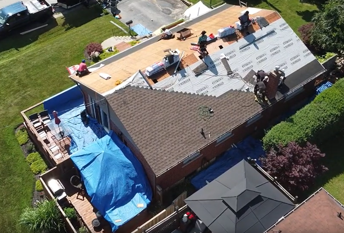 Burlington roof replacement