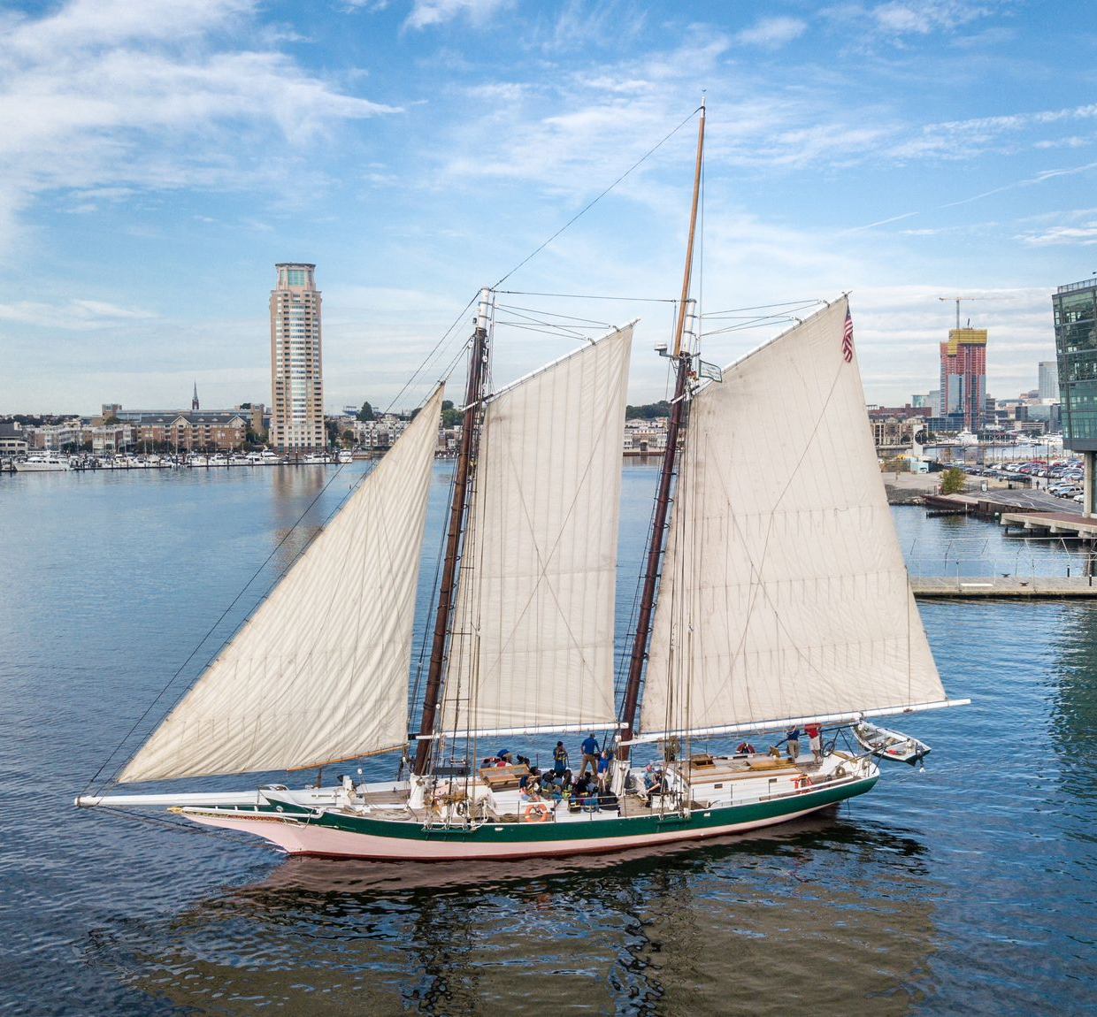 A sailboat with the number 5 01 on the sail