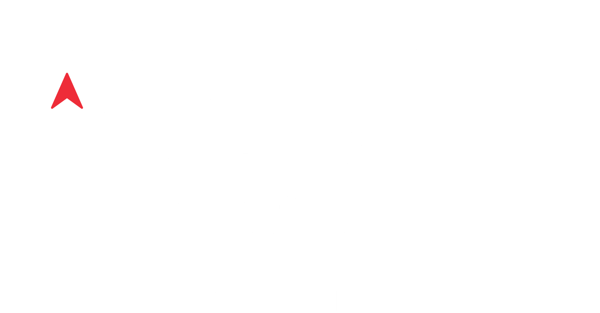 A red arrow pointing to the right on a white background.