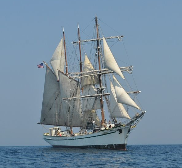 A sailboat with the number 5 01 on the sail