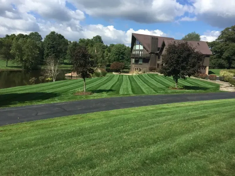 Large House with Lawn — Atwater, OH — Northern Buckeye Lawn & Landscape