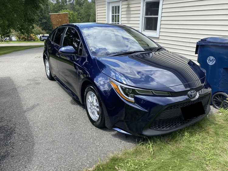 Blue Toyota Corolla Hatchback Parked on Asphalt — Detailed By Dan In Innisfail, QLD