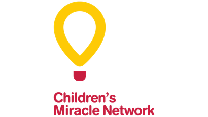 The children 's miracle network logo is a yellow and red light bulb.
