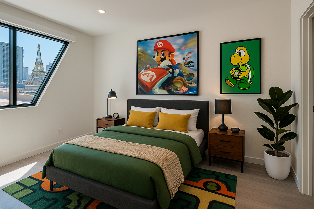Rainbow Road Staged