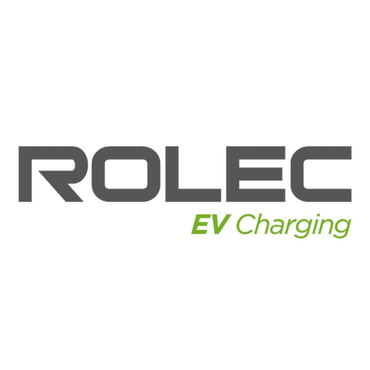 Rolec EV Charging logo in gray and green.