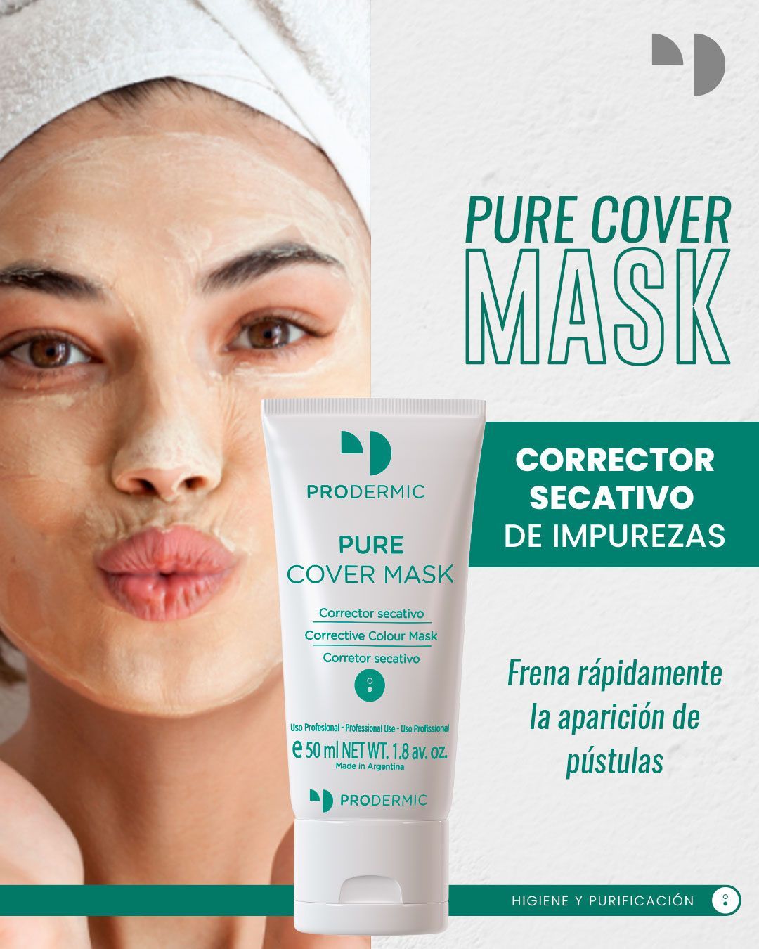 PURE COVER MASK - CORRECTOR SECATIVO 50 ML