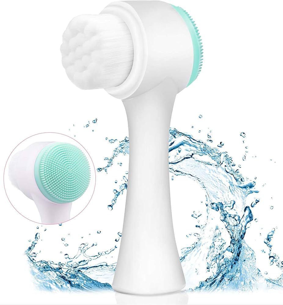 CEPILLO DE LIMPIEZA FACIAL MANUAL 2 en 1