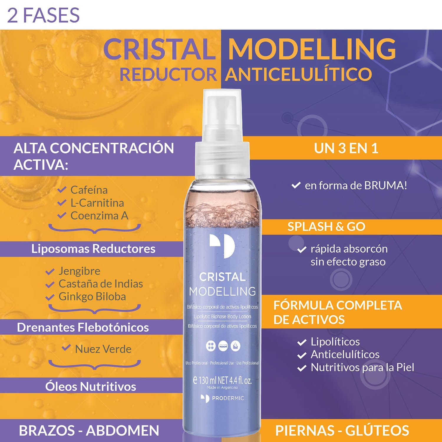 CRISTAL MODELLING- BIFASICO MODELADOR 130ML