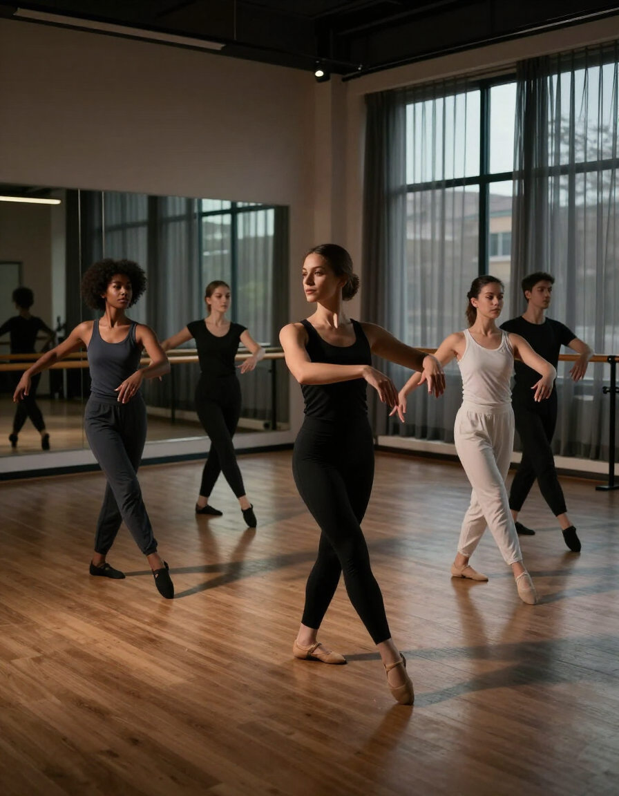 Instructor teaching class at XMotive Dance Studio