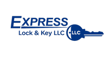 Express Lock & Key LLC blue logo with key graphic