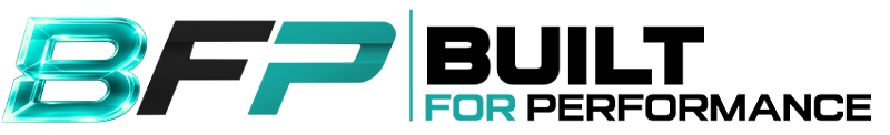 BFP logo in teal and black with the words “Built for Performance”