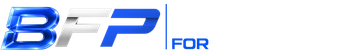 Blue and gray BFP logo with small “FOR” text