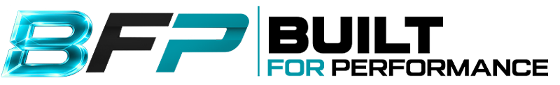 BFP logo in teal and black with the words “Built for Performance”