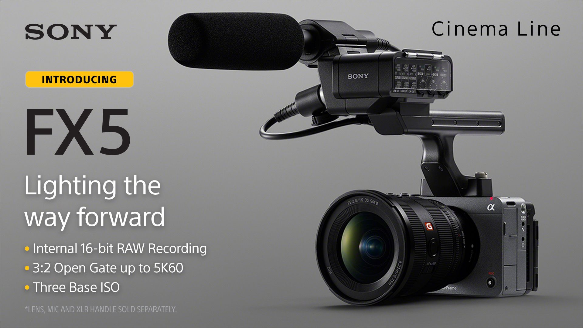 Sony Cinema Line | FX5 Full-frame Cinema Camera