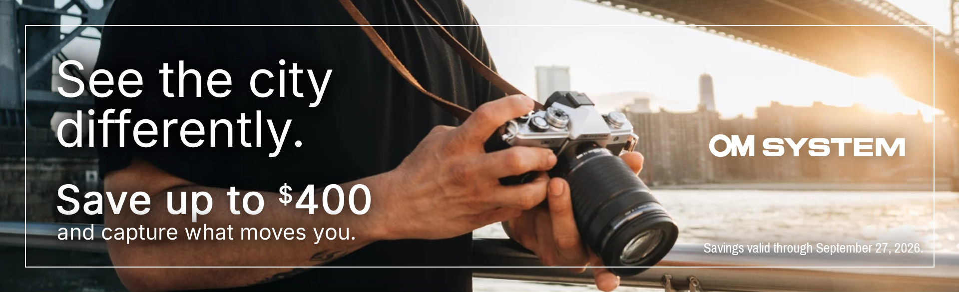 Save on OM System at Milford Photo