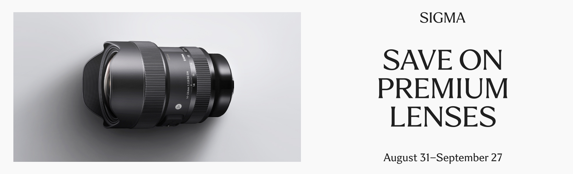 Save on SIGMA lenses at Milford Photo