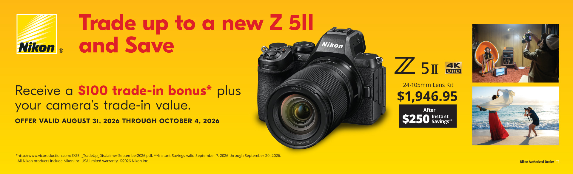 Trade UP to Nikon Z 5II