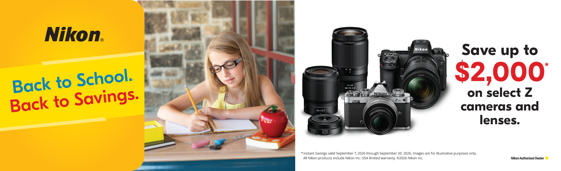 Save on Nikon at Milford Photo