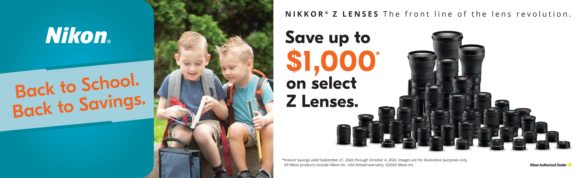 Save on Nikon at Milford Photo
