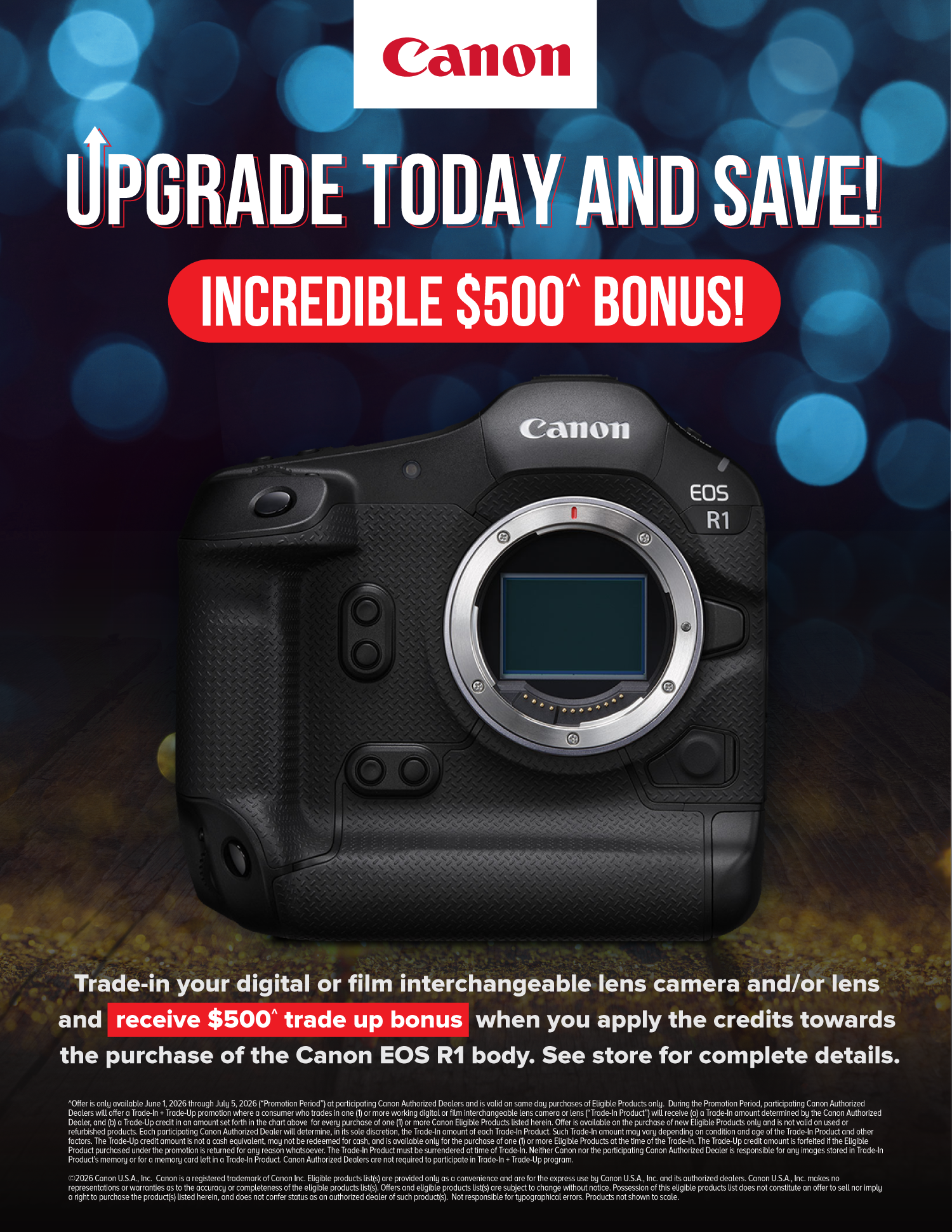 Upgrade to Canon at Milford Photo