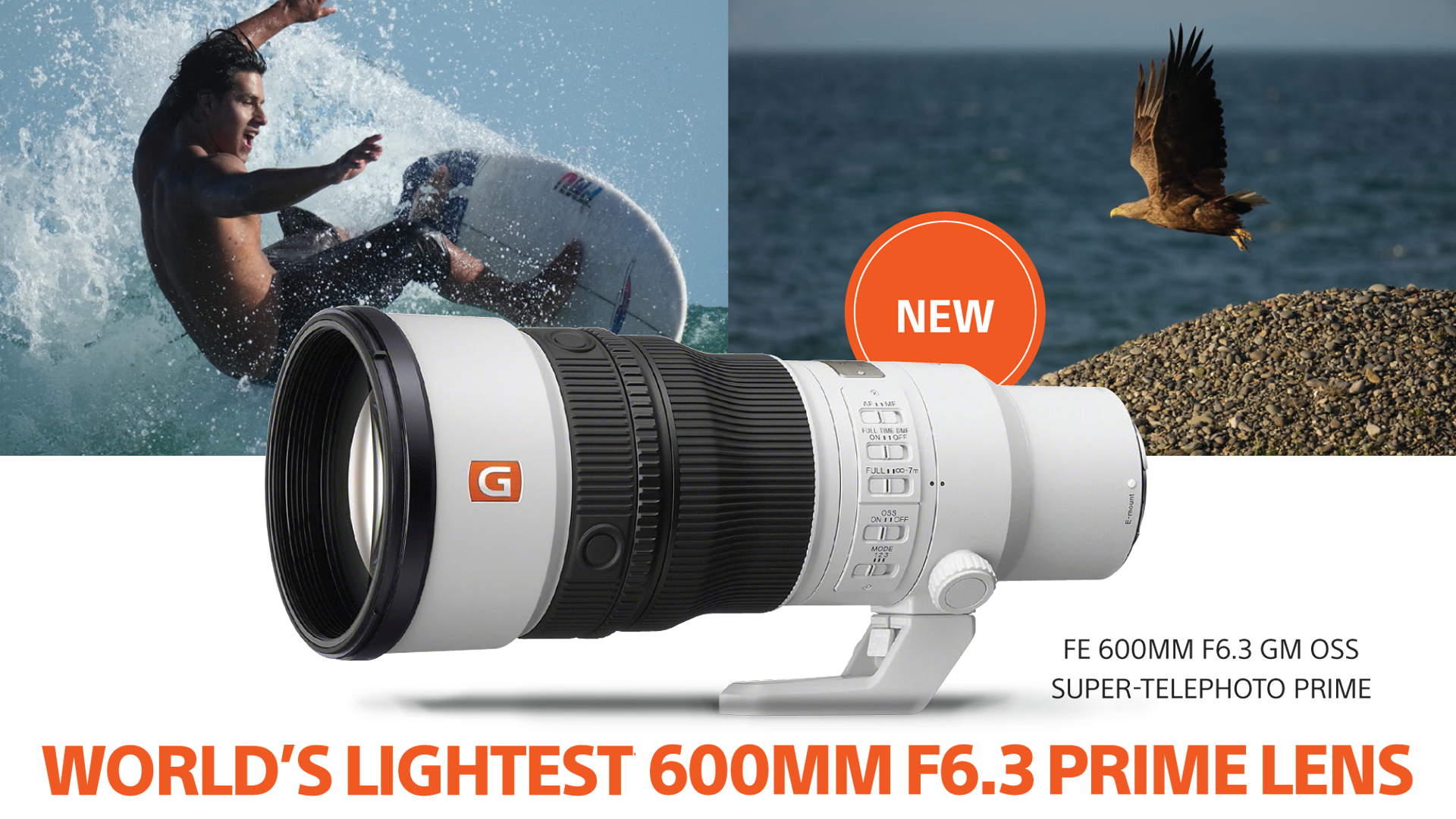 Sony 600mm F6.3 GM OSS Lens