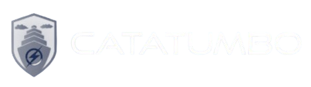 El logo de Catatumbo es un escudo con un rayo encima.