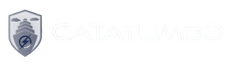 El logo de Catatumbo es un escudo con un rayo encima.