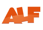 Logotipo estilizado «AFL» naranja sobre fondo blanco
