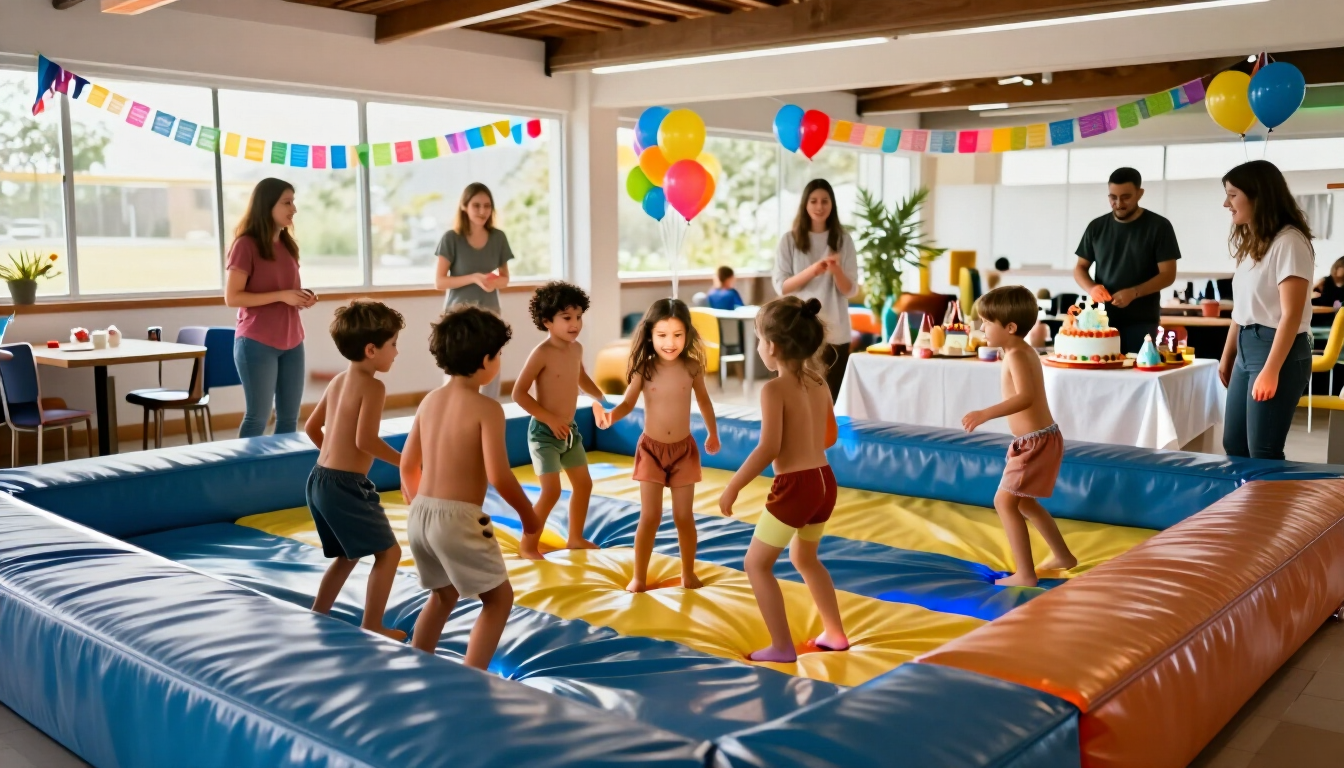 Cumpleaños infantil en Puerto Madryn con juegos y entretenimiento seguro